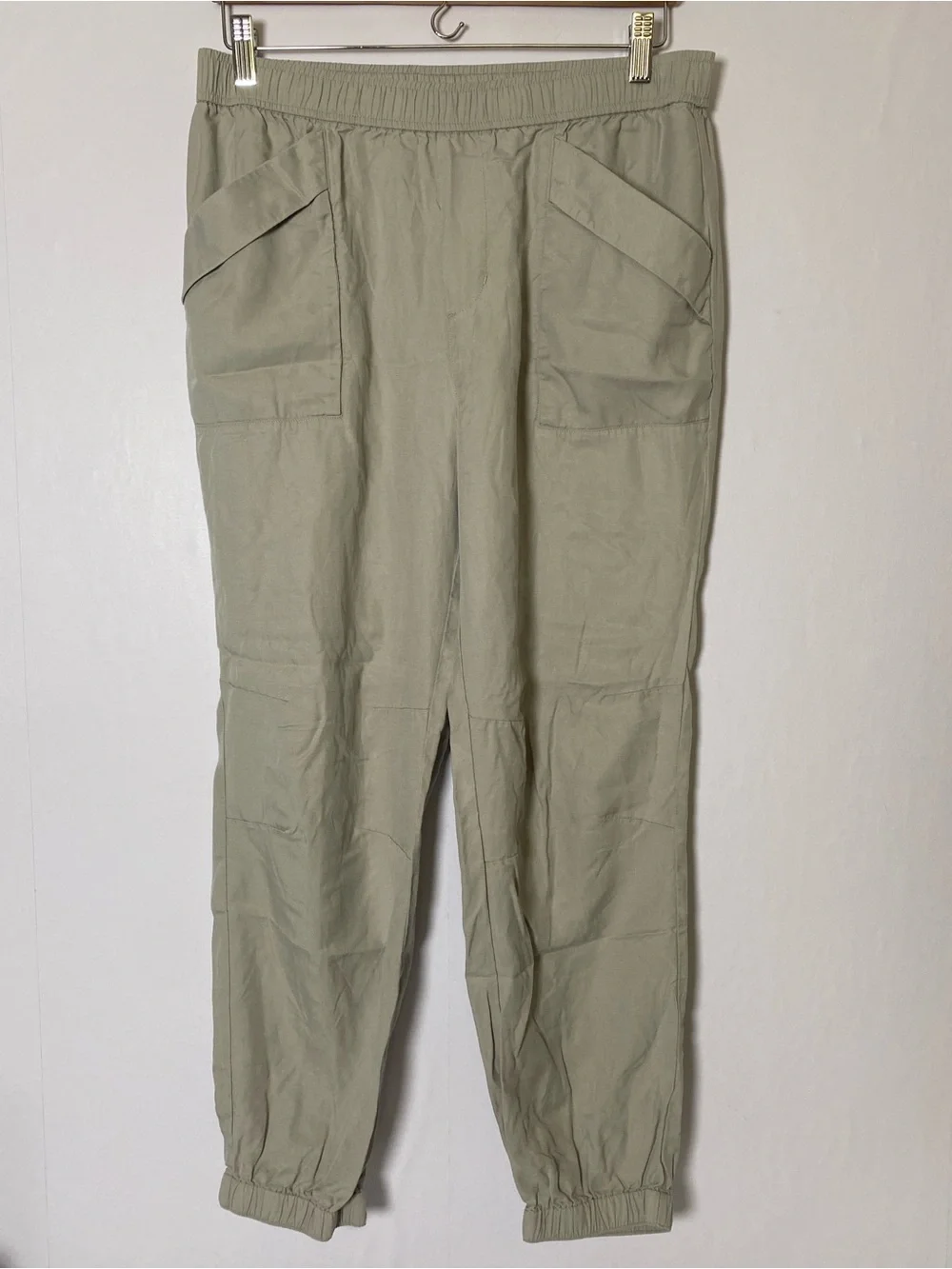 Vuori Trestles Linen Blend Twill Jogger Pant Medium Gray Relaxed Fit - Picture 2 of 10
